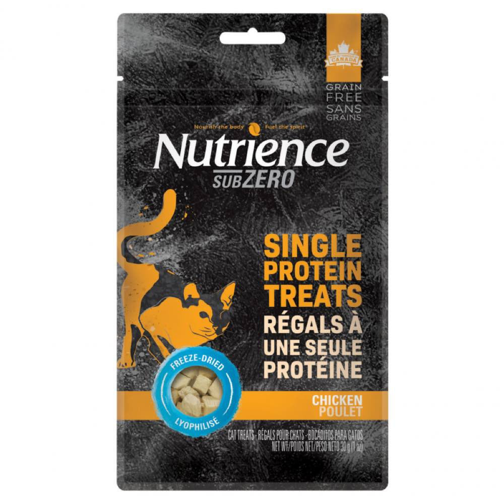 Nutrience Subzero Single Protein Treats Chicken Grain Free Cat Treats 30g - Kohepets