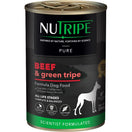 Nutripe Pure Beef & Green Tripe Canned Dog Food 390g