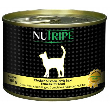 Nutripe Classic Chicken With Green Tripe Canned Cat Food 185g - Kohepets