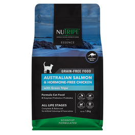 20% OFF: Nutripe Essence Australian Salmon & Chicken with Green Tripe Grain-Free Dry Cat Food - Kohepets