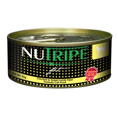 Nutripe Fit Chicken & Green Lamb Tripe Canned Cat Food 95g - Kohepets