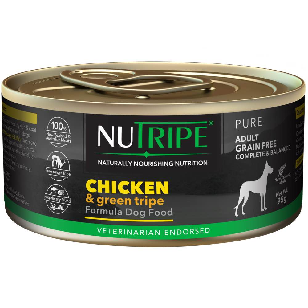 Nutripe Pure Chicken Green Tripe Canned Dog Food Kohepets