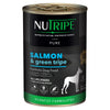10% OFF: Nutripe Pure Salmon & Green Tripe Canned Dog Food 390g