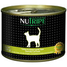 Nutripe Classic Turkey With Green Tripe Canned Cat Food 185g