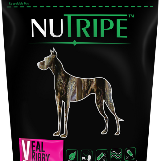 Nutripe Veal Ribby Dog Treats 150g - Kohepets