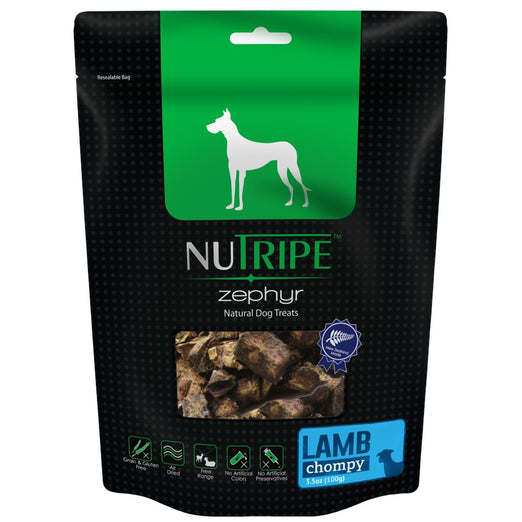 Nutripe Zephyr Lamb Chompy Dog Treats 100g - Kohepets