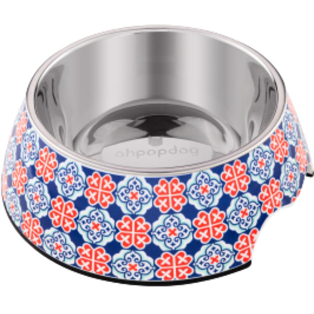 Ohpopdog Heritage Non-Slip Dog Bowl (Royal Blue 150) - Kohepets