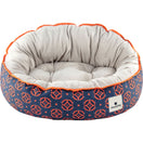 Ohpopdog Heritage Reversible Dog Bed (Baba Navy 150)
