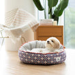 Ohpopdog Heritage Reversible Dog Bed (Bunga Peach 6) - Kohepets