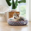 Ohpopdog Heritage Reversible Dog Bed (Bunga Peach 6) - Kohepets