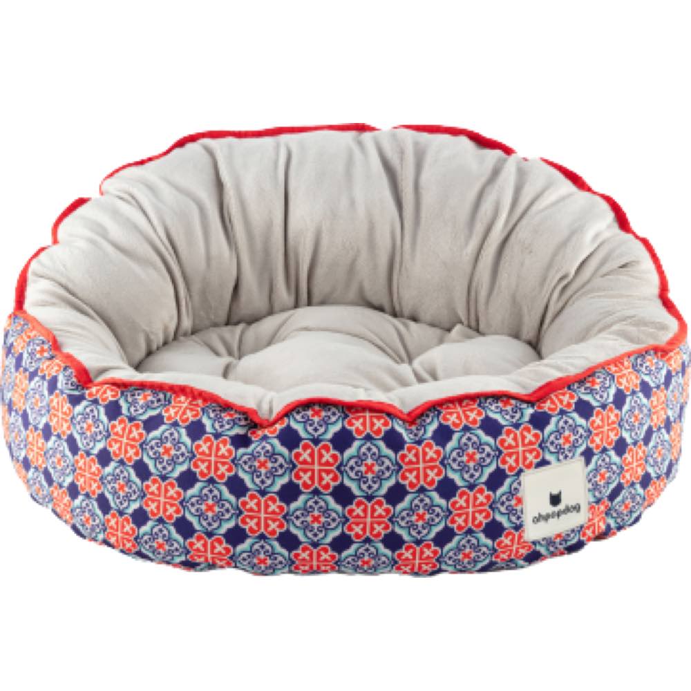 Ohpopdog Heritage Reversible Dog Bed (Royal Blue 150) - Kohepets