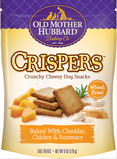 Old Mother Hubbard Crispers Cheddar, Chicken & Rosemary Dog Treats 6oz - Kohepets