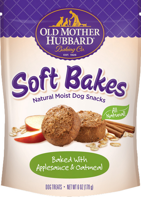 Old Mother Hubbard Soft Bakes Applesauce & Oatmeal Dog Treats 6oz - Kohepets