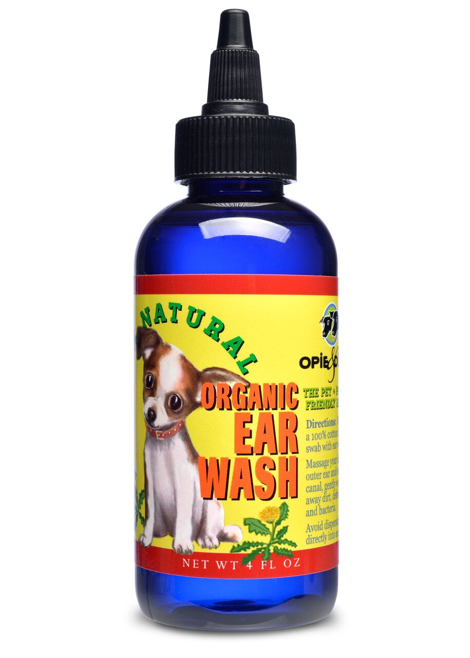 Opie & Dixie Organic Ear Wash For Dogs 4oz - Kohepets
