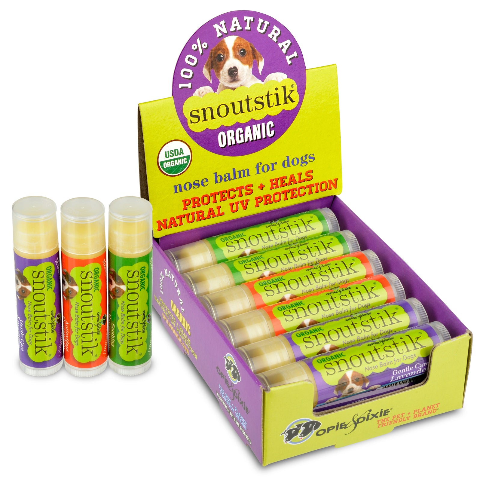 Opie & Dixie Organic Snoutstik Pumpkin Nose Balm For Dogs - Kohepets