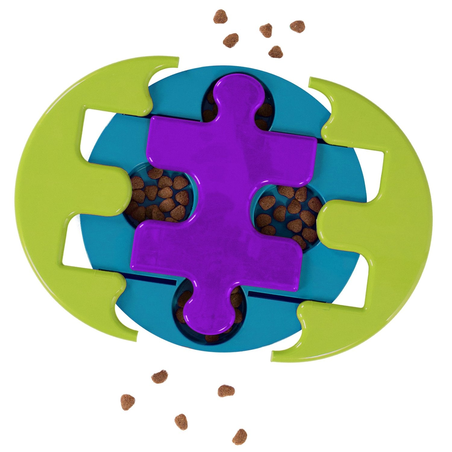 Outward Hound Jigsaw Glider Treat Puzzle Dog Toy - Kohepets