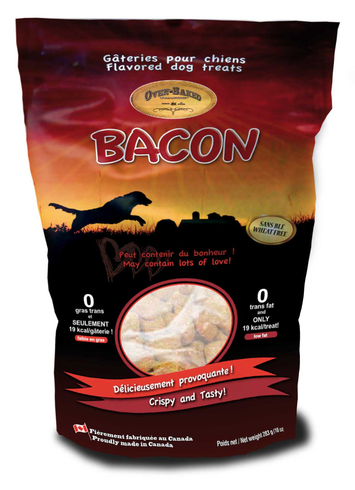 Oven-Baked Tradition Wheat-Free Bacon Dog Treat 283g - Kohepets