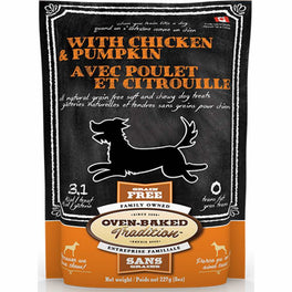 Oven-Baked Tradition Chicken & Pumpkin Grain Free Dog Treats 227g - Kohepets