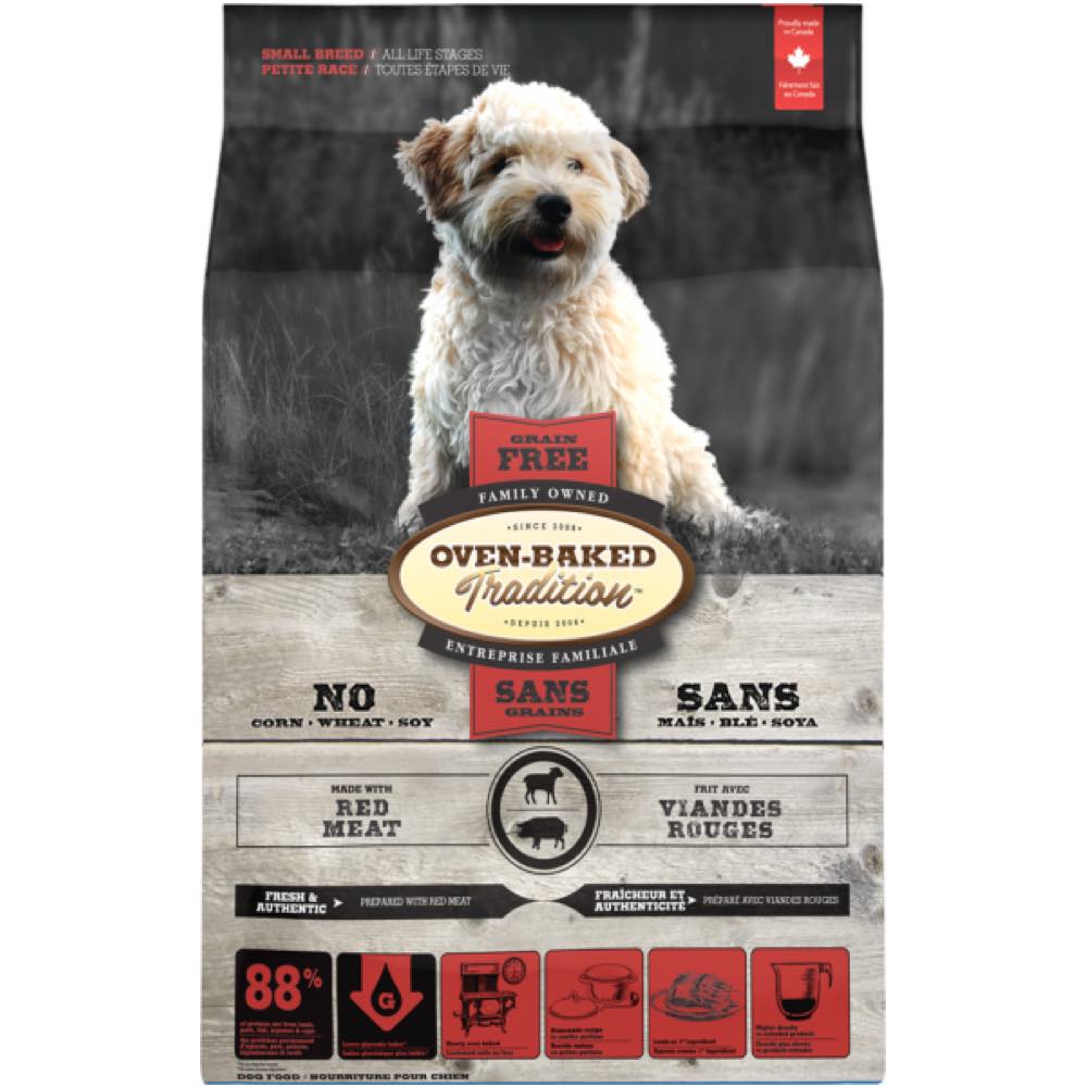 Oven-Baked Tradition Red Meat Small Breed Grain Free Dry Dog Food - Kohepets