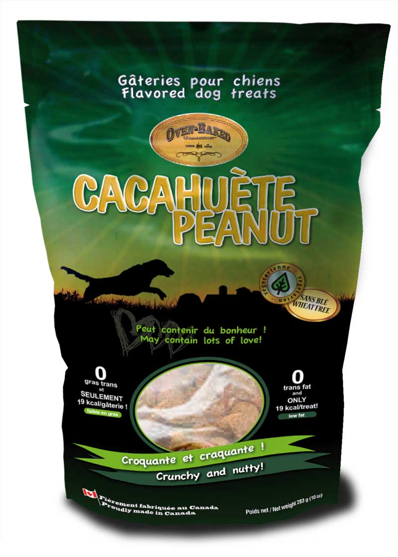 Oven-Baked Tradition Wheat-Free Peanut Dog Treat 283g - Kohepets