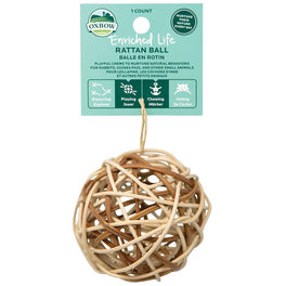 Oxbow Enriched Life Rattan Ball For Small Animals - Kohepets