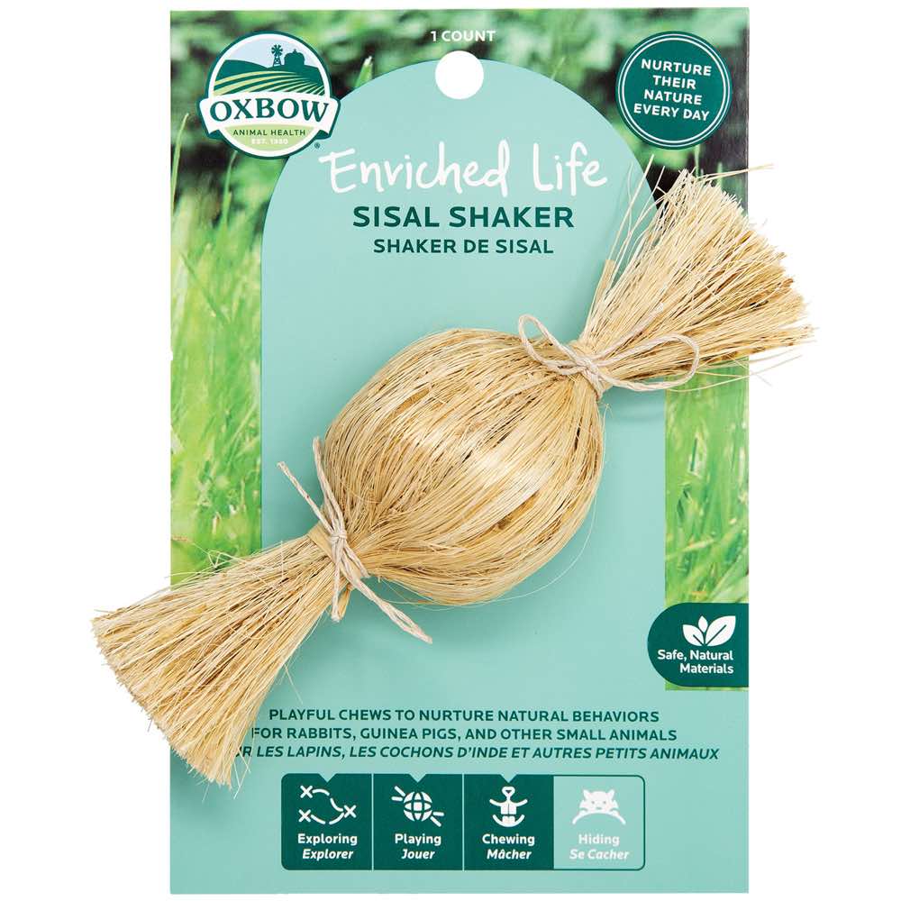 Oxbow Enriched Life Sisal Shaker For Small Animals - Kohepets