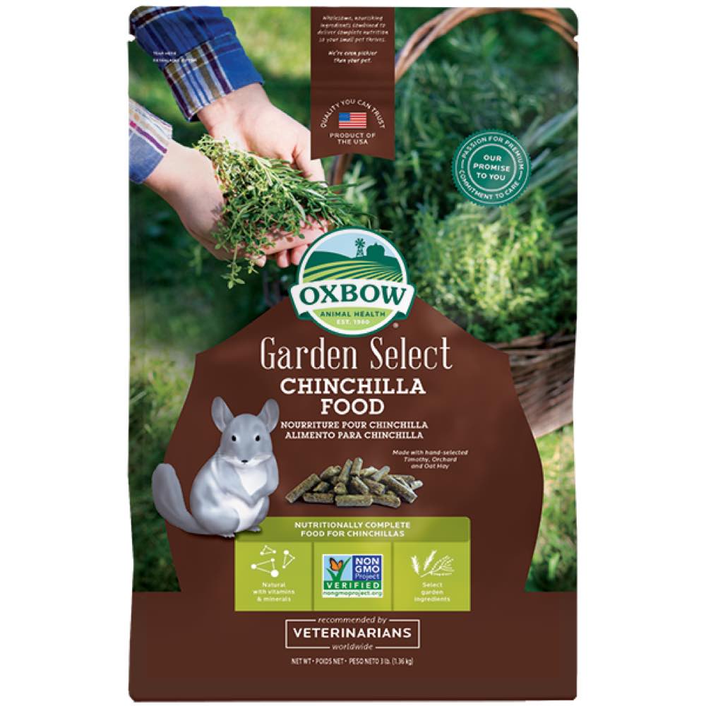 Oxbow Garden Select Chinchilla Food 3lb - Kohepets