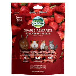 Oxbow Simple Rewards Strawberry Treats For Small Animals 15g - Kohepets
