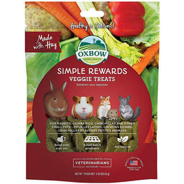 Oxbow Simple Rewards Veggie Treats For Small Animals 85g - Kohepets