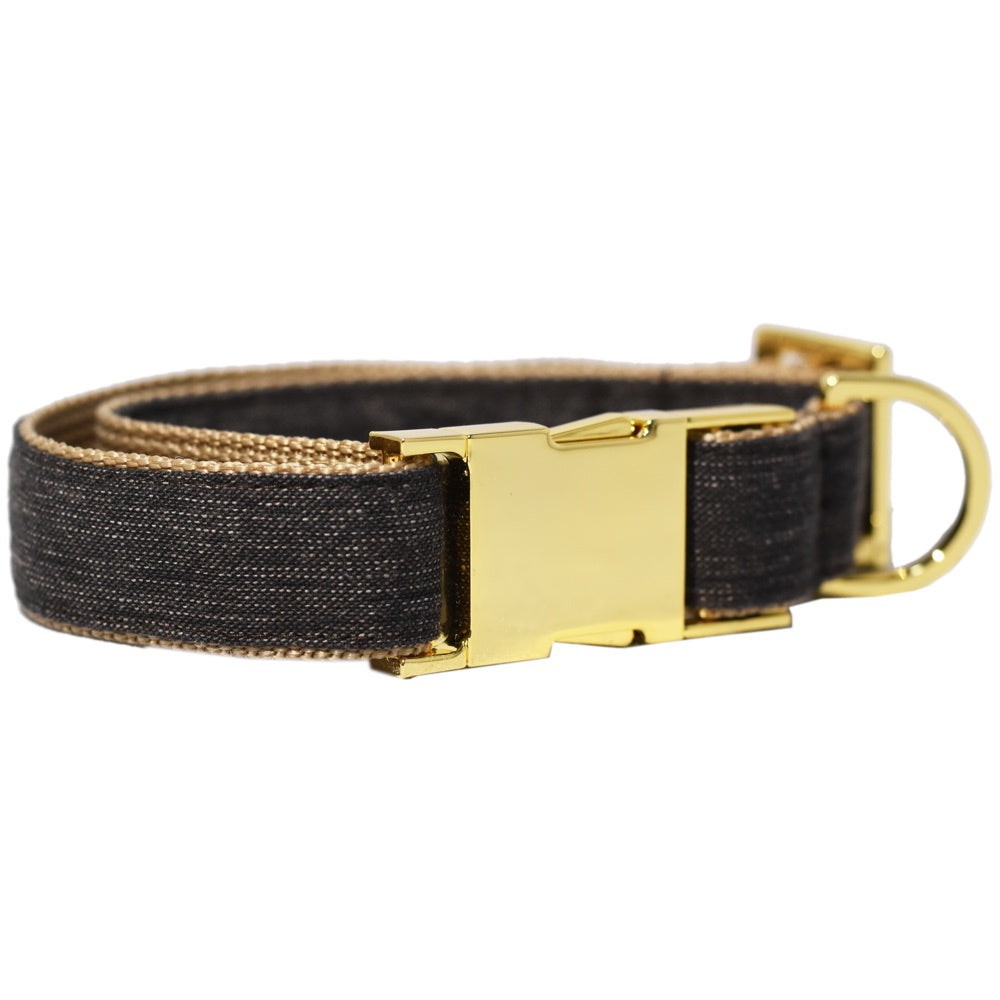 Pattefrenz Brownie Gold Collar & Leash Set (Medium) - Kohepets