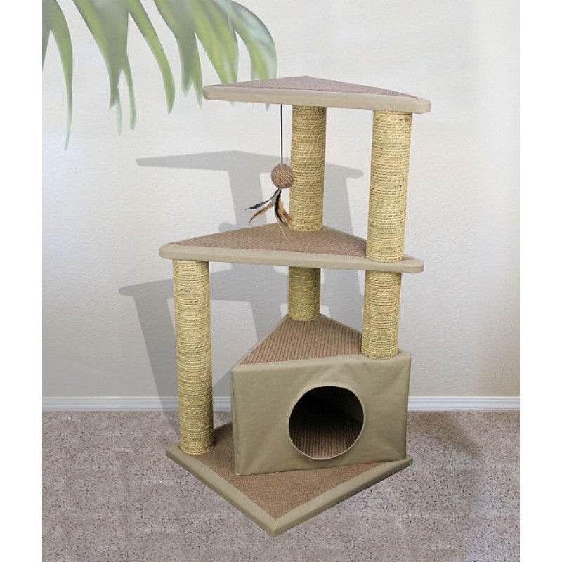 Pawise Cat's Den Cat Post - Kohepets