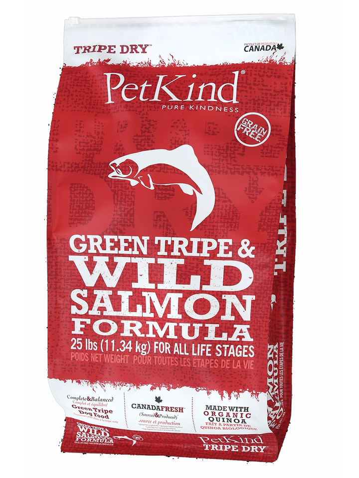PetKind Green Tripe & Wild Salmon Grain-Free Dry Dog Food - Kohepets