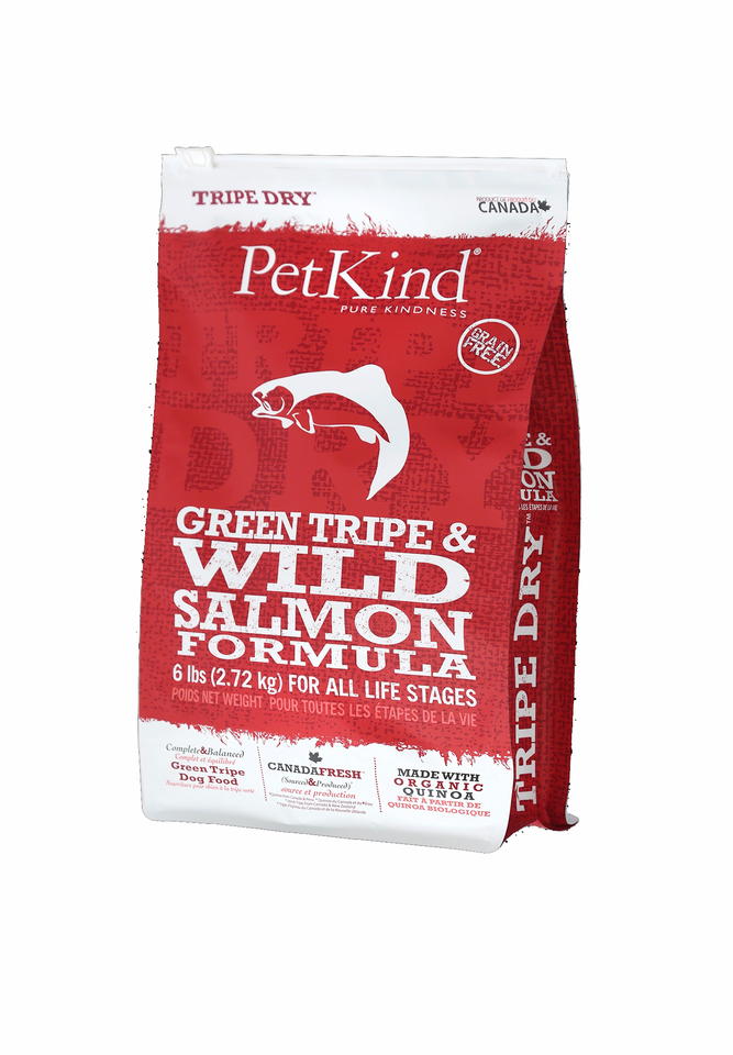 PetKind Green Tripe & Wild Salmon Grain-Free Dry Dog Food - Kohepets