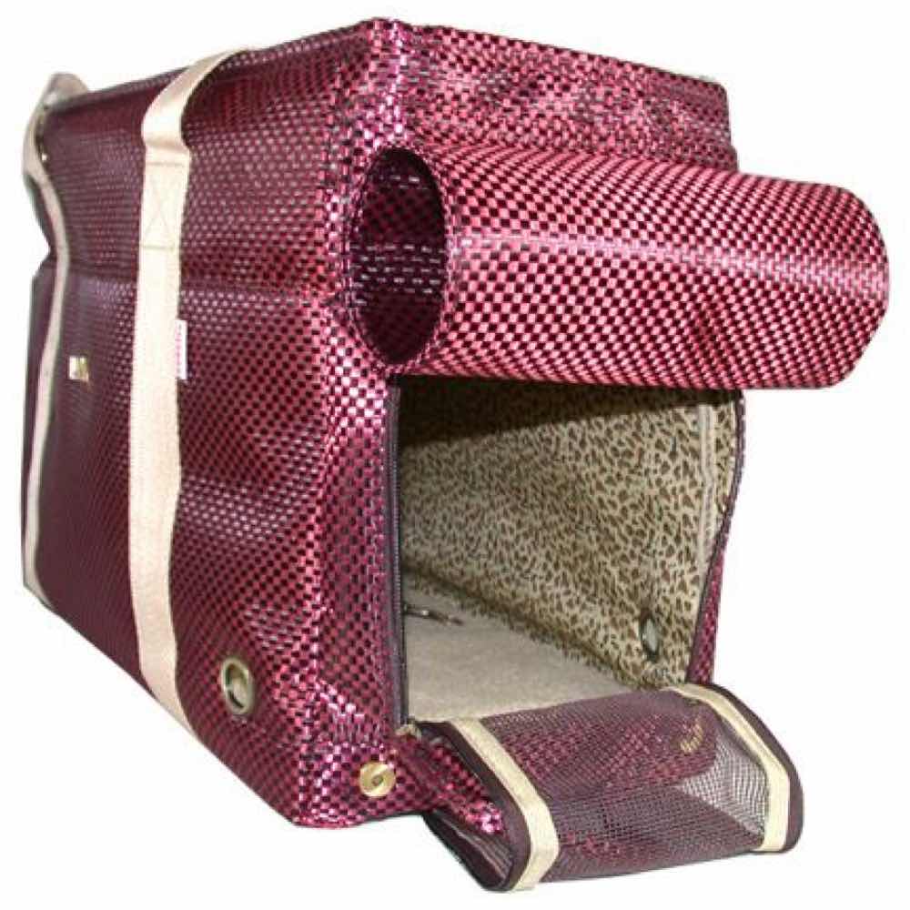 Petcare Pet Carry Bag Pink Checkered - Kohepets