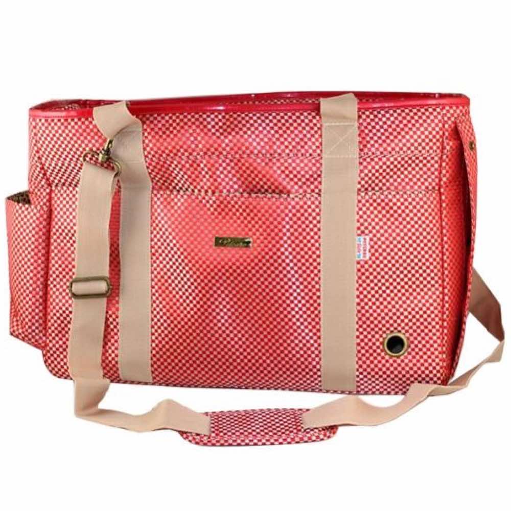 Petcare Pet Carry Bag Red Checkered - Kohepets