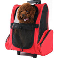 Petcomer Trolley Backpack Pet Carrier - Kohepets