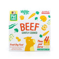 PetCubes Complete Beef Gently Cooked Frozen Dog Food 2.25kg - Kohepets