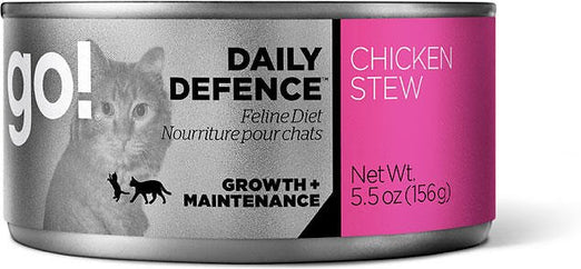 GO! Daily Defence Chicken Stew Canned Cat Food 156g - Kohepets