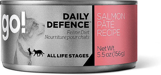 GO! Daily Defence Salmon Pâté Canned Cat Food 156g - Kohepets