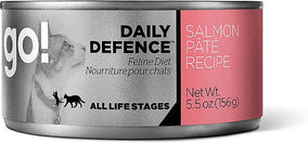GO! Daily Defence Salmon Pâté Canned Cat Food 156g