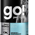 GO! Daily Defence Turkey Stew Canned Dog Food 374g - Kohepets