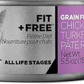 GO! Fit + Free Grain-Free Chicken, Turkey & Duck Pâté Canned Cat Food 156g - Kohepets