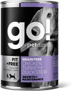 GO! Fit + Free Grain-Free Chicken, Turkey & Duck Stew Canned Dog Food 374g