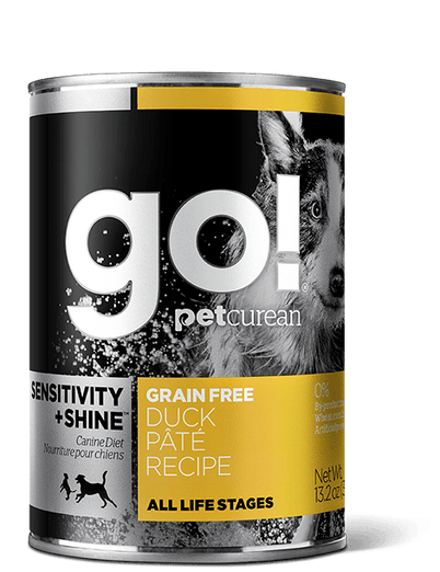 GO! Sensitivity + Shine Grain-Free Duck Pâté Recipe Canned Dog Food 374g - Kohepets