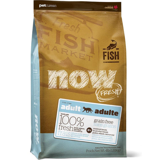 25% OFF: Now Fresh Grain-Free Fish Recipe Adult Dry Cat Food - Kohepets