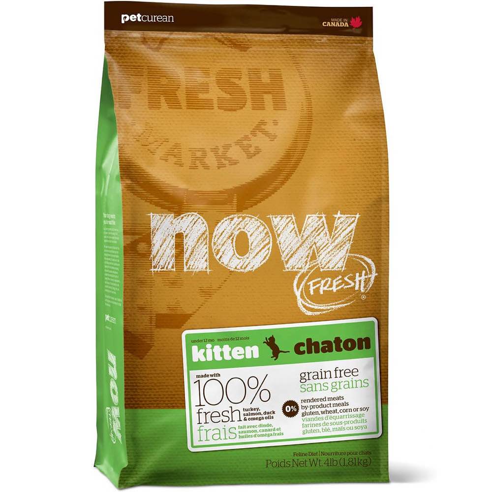 25% OFF: Now Fresh Grain-Free Kitten Recipe Dry Cat Food - Kohepets