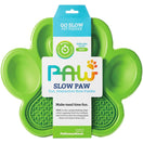 PetDreamHouse PAW 2-In-1 Interactive Slow Feeder For Cats & Dogs (Green Paw)