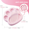 PetDreamHouse PAW 2-In-1 Mini Interactive Slow Feeder For Cats & Dogs (Baby Pink Paw)