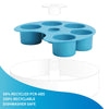 PetDreamHouse SPIN Accessories Interactive Slow Feeder Add-On For Cats & Dogs (Blue Palette)