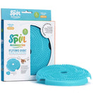 PetDreamHouse SPIN Accessories Interactive Slow Feeder Add-On For Cats & Dogs (Blue Flying Disc)